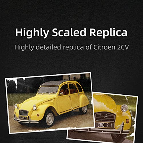 OWEN CADA Technik Auto, CADA C55021W für Citroen 2CV, 1:24 Bausteine Auto, Classic Sports Car Kompatibel mit Lego… – Bild 4