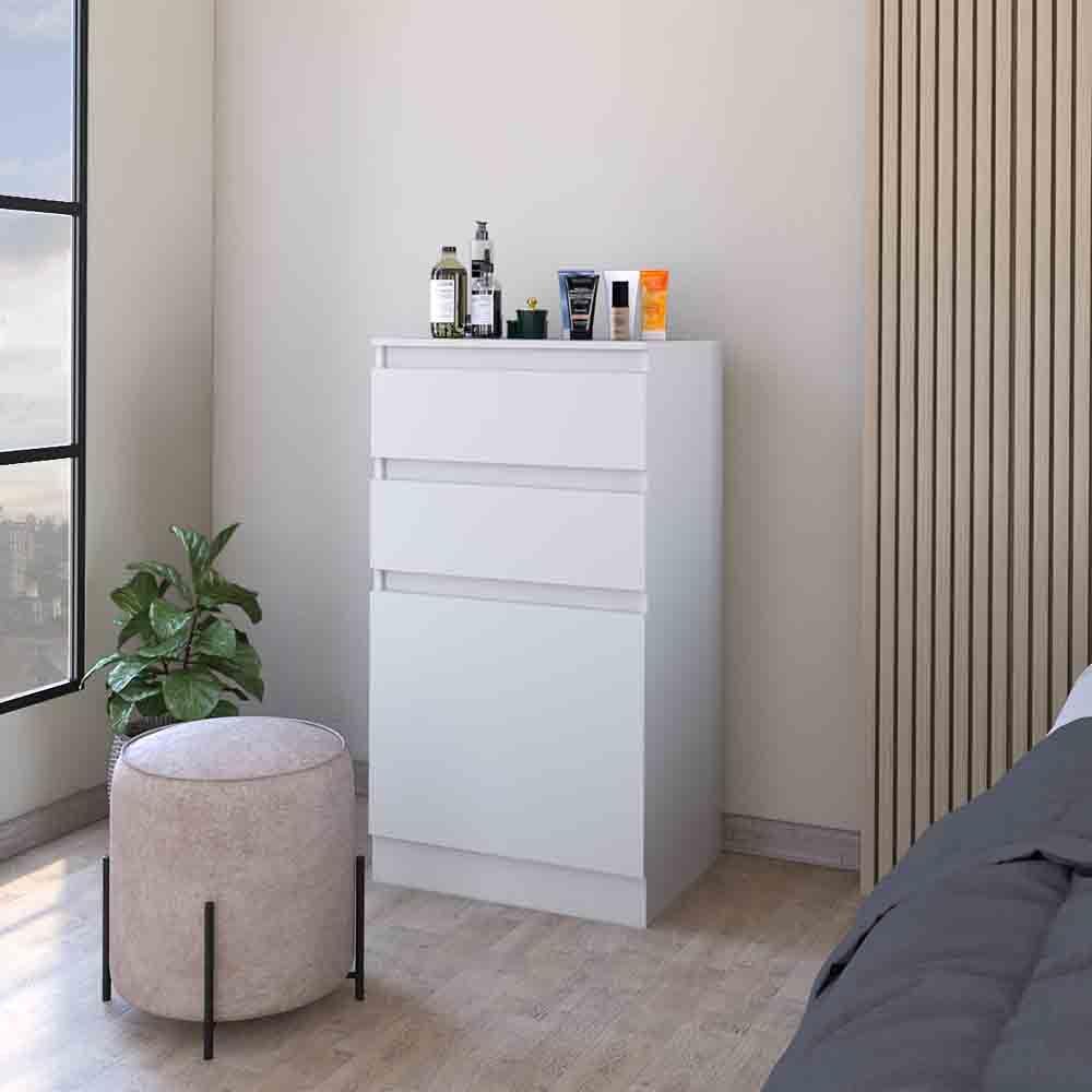 Elegant Jewelry Box Dresser with Mirror and Cabinet, Easy Assembly, Stylish Finish