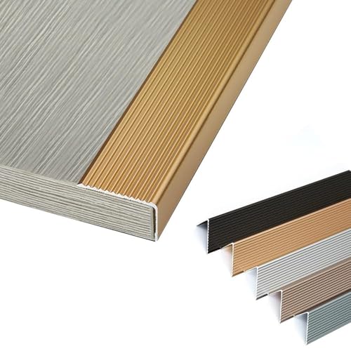 Moulure de nez de marche en aluminium pour protéger les bords de carrelage