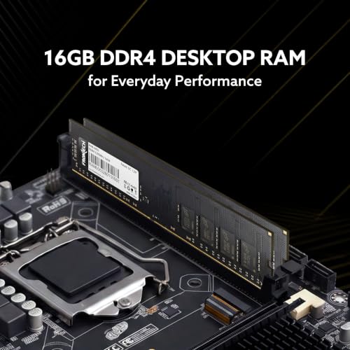 Image of Frontech 16GB DDR4 3200MHz Desktop RAM, High-Speed UDIMM Computer Memory Module for PC, 1.2V Plug & Play, 3 Years Warranty (RAM-0050)