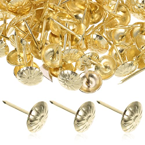 DOITOOL 300Pcs Vintage Decorative Upholstery Tacks for Sofa and Furniture Iron Upholstery Pins for DIY Crafts and Home