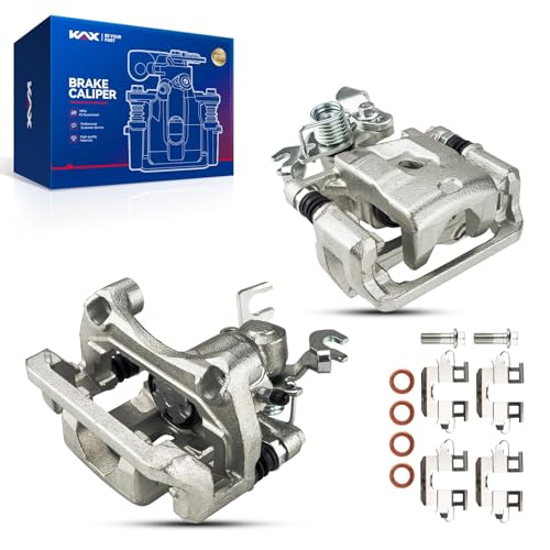 Image of KAX Disc Brake Caliper Assembly For Ford Fusion 2006-2012, Mazda 6 2006-2013, Lincoln MKZ 2007-2012, Mercury Milan 2006-2011, Lincoln Zephyr 2006, Rear Left and Right Side, 2pcs
