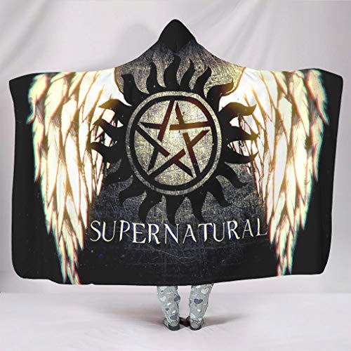 Caixiabeauty Supernatural Plaid douillet à capuche Cover