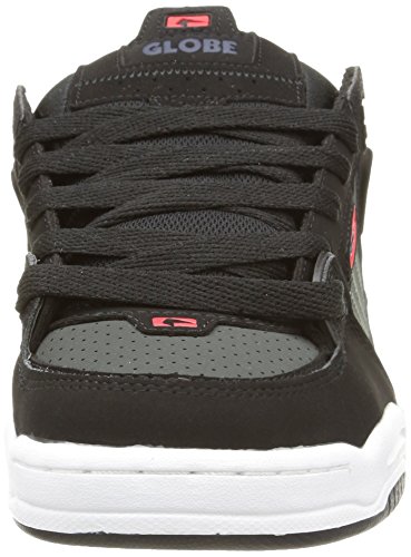 Image of Globe Fusion Skate Shoes Trainers - Black /Night /Red - UK 9 / US 10 / EU 43