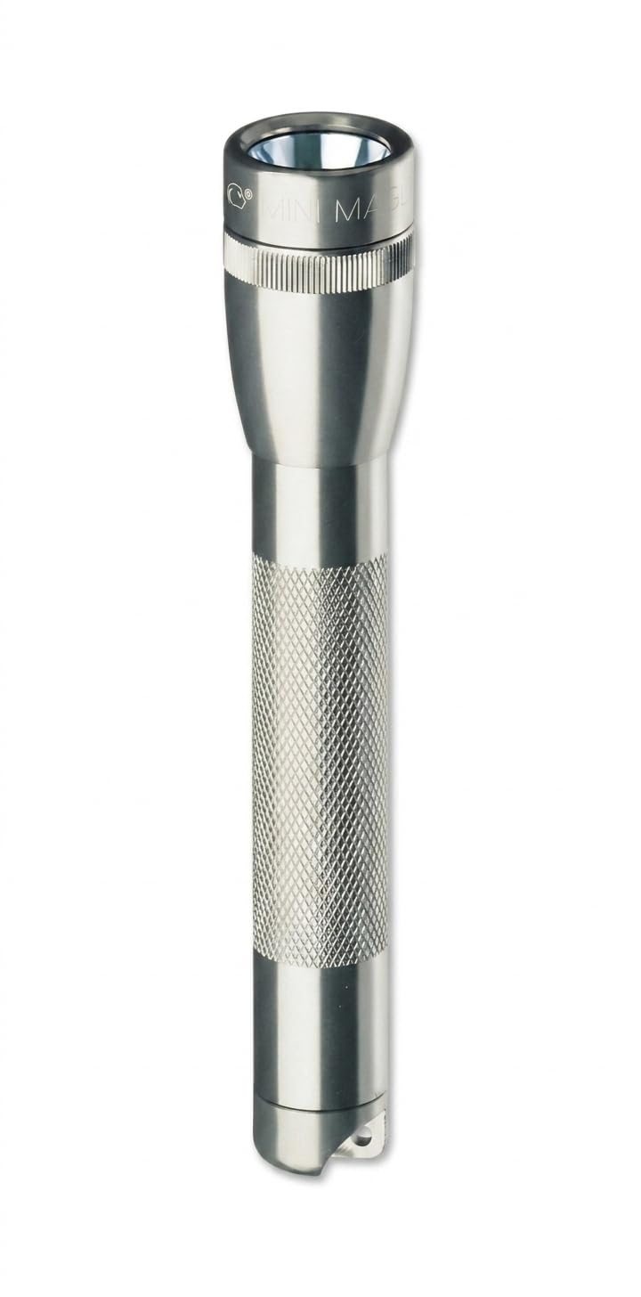 Maglite Mini Incandescent 2-Cell AA Flashlight with Holster, Gray-picture-44