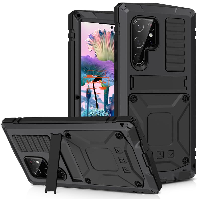 Coque Galaxy S24 Ultra étanche antichoc étui aluminium intégrale rigide