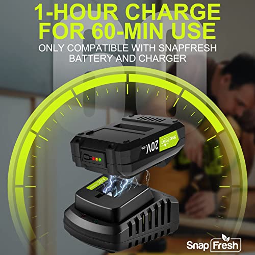 Akku-Bohrschrauber - 20V mit Akku & Ladegerät, Schlagbohrschrauber Set für Zuhause, Bohrschrauber stufenloser Geschwindigkeitsregelung, elektrische Bohrmaschine Combo Kit (Akku Ladegerät enthalten) – Bild 5