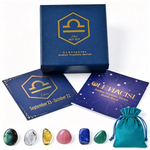 Oletiacisi Libra Crystal Set, 6 Zodiac...
