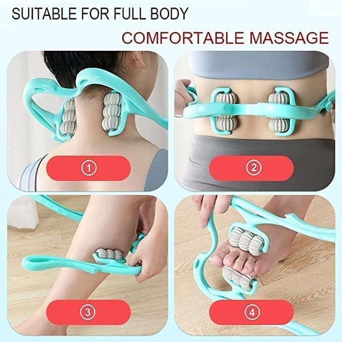 Vajin Neck Massager for Pain Relief, Trigger Point Roller Massager Deep Tissue Handheld Shoulder Massager Tool for Legs Waist Neck Arm 2