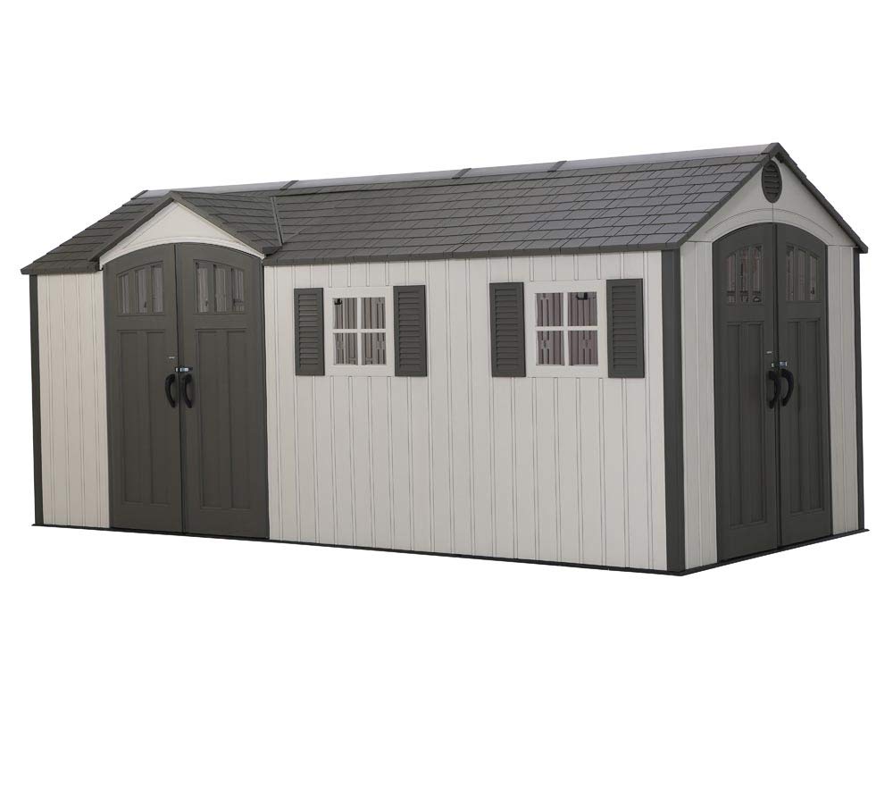 Lifetime Kunststoff Gerätehaus Chateau | 535x244 cm – Produktbeschreibung