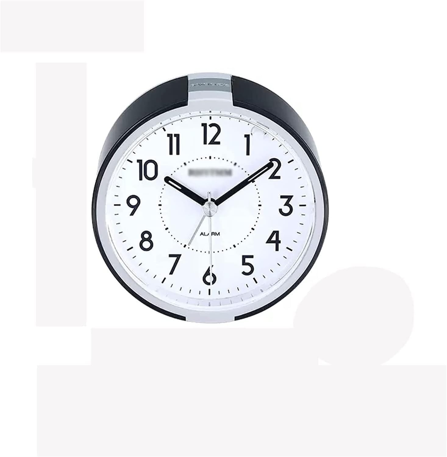 Alarm Clocks Bedside,travel clock, Alarm Clock Battery Alarm Clock for Bedroom, Small Clocks Battery Operated,Silent Retro Small Table Clock and Desk Clocks for Office Analog Alarm (Color: BLACK)) ( C