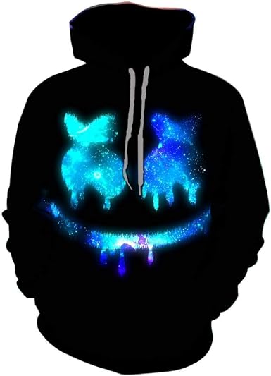Amazon.com: Marshmallow - Sudadera con capucha 3D para niña : Ropa, Zapatos  y Joyería