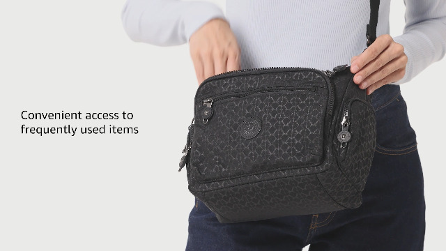 Kipling GABBIE S Kleine schoudertas, Black Noir (Zwart