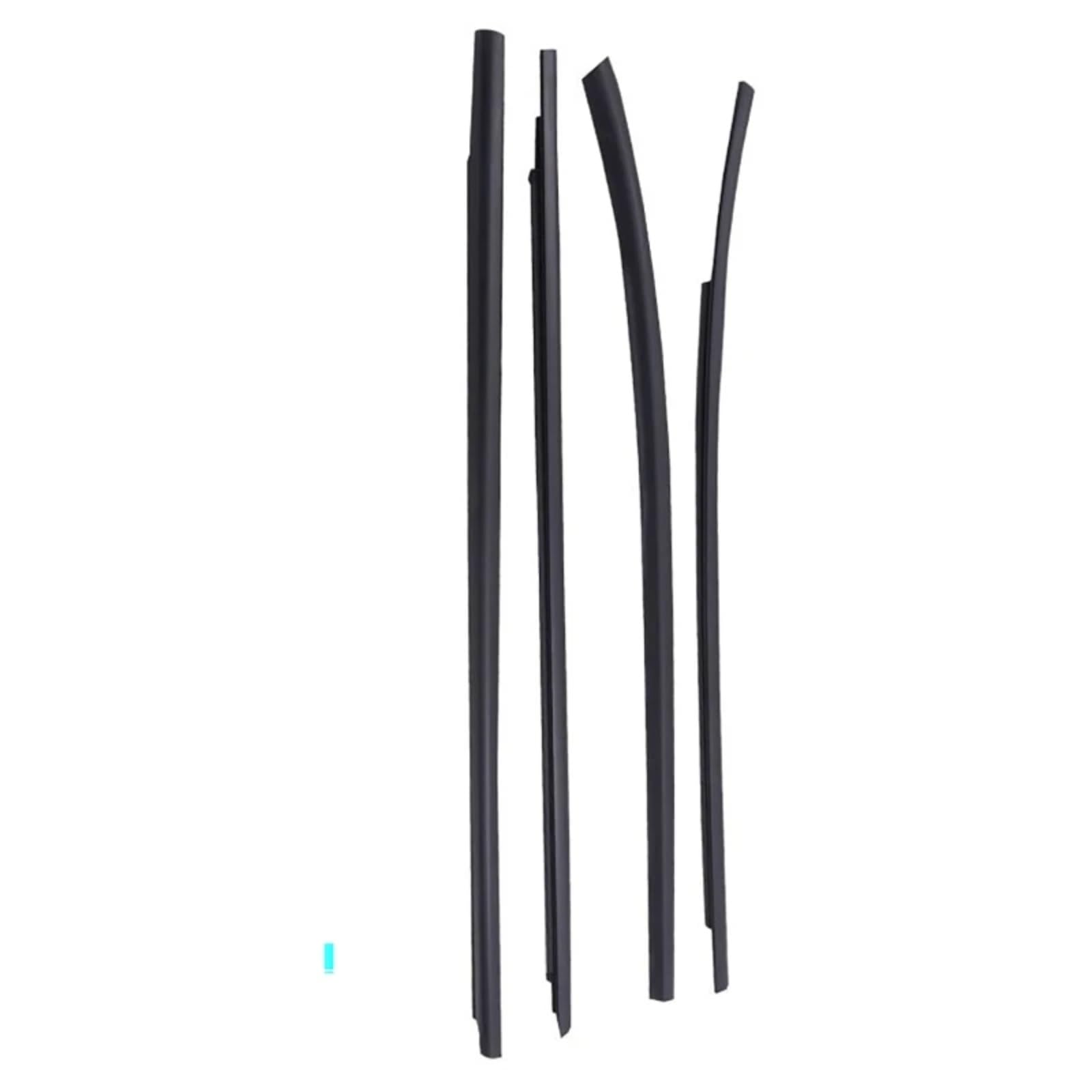 Wtixcrq Black Auto Window Seal Trim Car Window Seals Compatible With Hyundai For Ix35 2010-2015 Glass Trim Sealing Accessories Weather Strip 822102S000(Black)