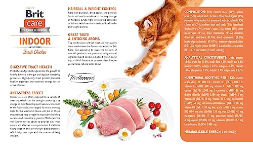 BRIT Care Grain Free Adult Indoor Antistress mit Huhn 7 kg