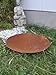 Edelrost Garten Feuerschale Garten Schale Pflanzenschale Rost Metall Gardendeko 1mm (032087-1: 50 * 50 * 6cm)