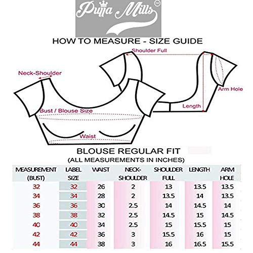 Image of Pujia Mills Women's Phantom Silk Embroidery Handwork & Sequin Work Peacock Design Half Sleeve Readymade Blouse (Mor Blouse Gold 38 Size+Margin)