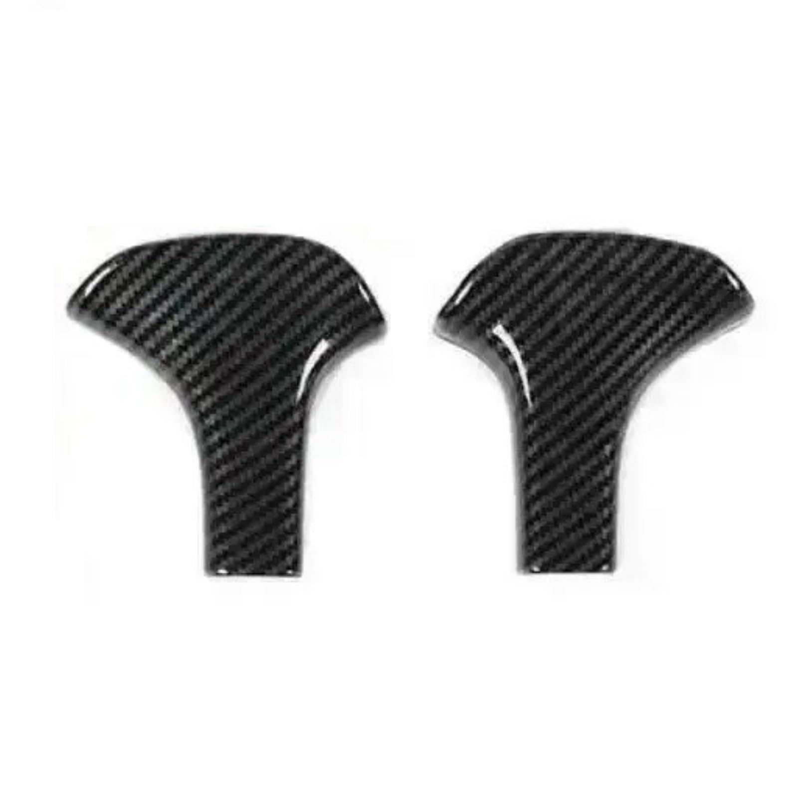 DWTNMEX Gear Shift Knob for Dodge for Charger for Durango 2012 2013 2014 Car Gear Shift Knob Lever Head Decoration Cover(Black Carbon 2 pcs)