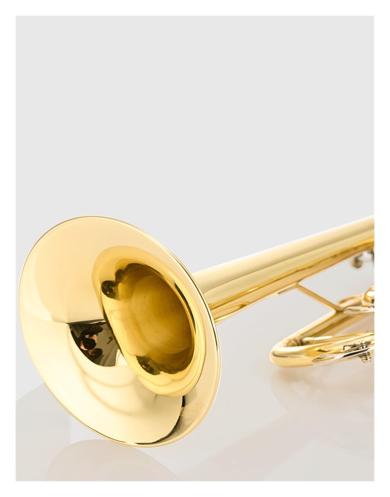 trąbka instrument Trąbka mosiężna w kolorze B-dur, podstawowe złoto