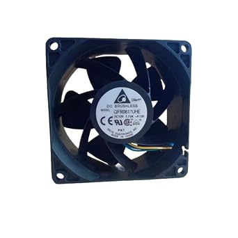 QFR0812UHE DC12V 1.7A 13.8W 9000RPM 80MM 8CM 8038 4-Wire Cooling Fan