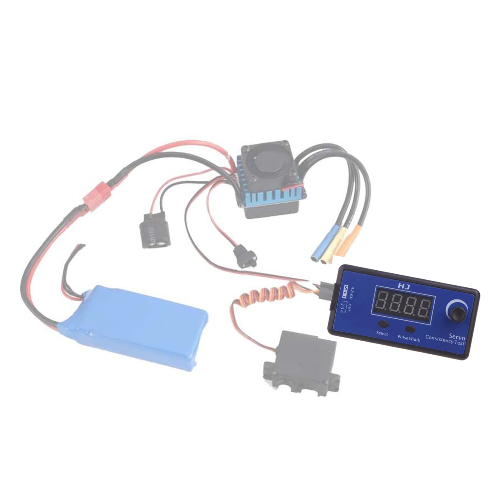 HJ Digital Servo Medidor/ESC Probador de Consistencia para Avión RC HJ Digital Servo Medidor/ESC Probador de Consistencia para Avión RC