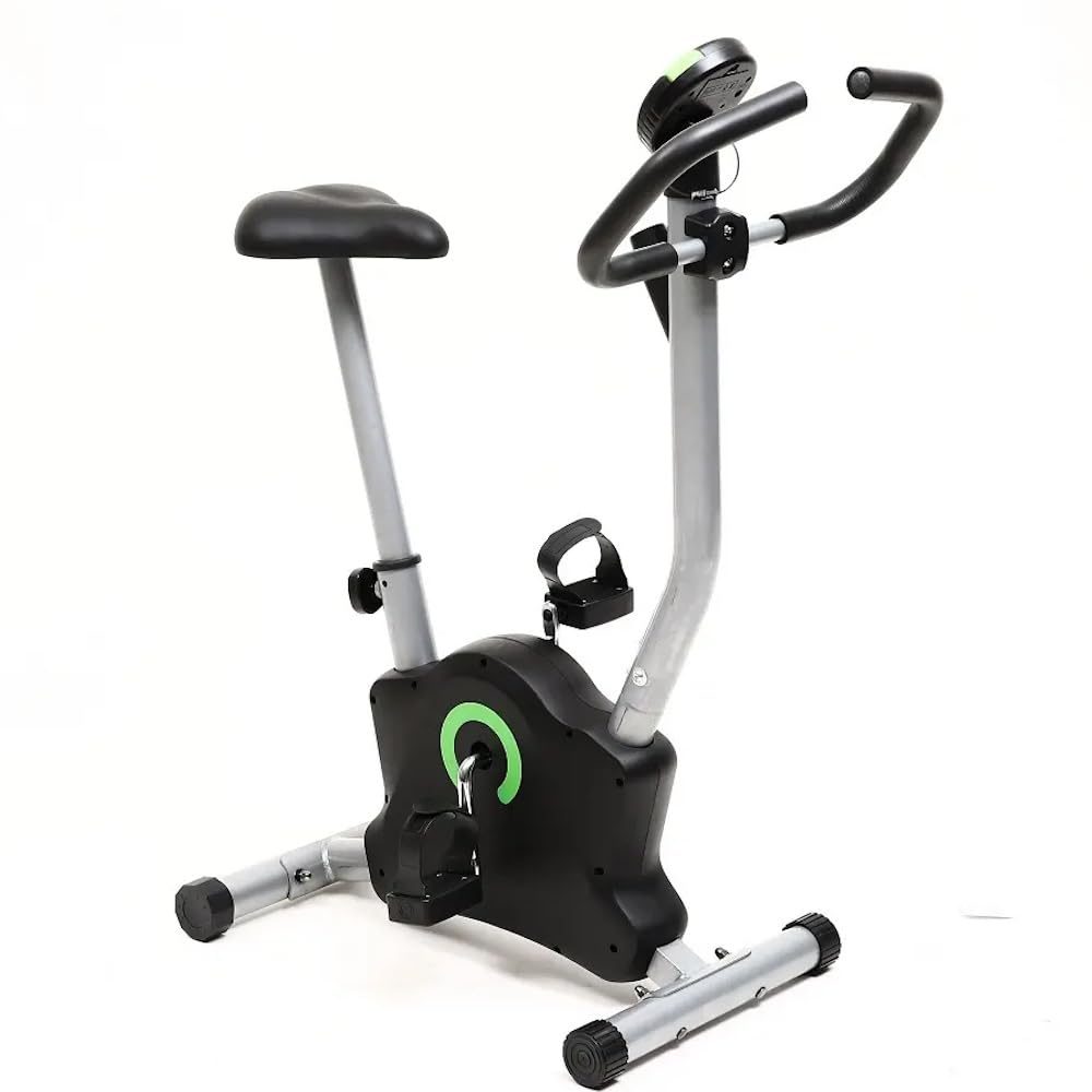 FFitness Cyclette Da Casa Bicicletta da allenamento Indoor con Display LCD Resistenza Regolabile Gym Ciclocamera con Comodo sedile