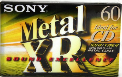 Sony Metal Xr 60 Minute Audiocassette - 10 Pack : Amazon.com