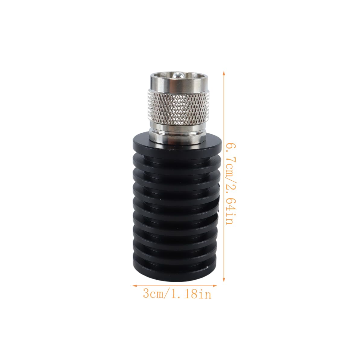 Connecteur UHF Mâle PL259 25 W, Charge Fictive, CC Vers 1 GHz, 50 Ohms