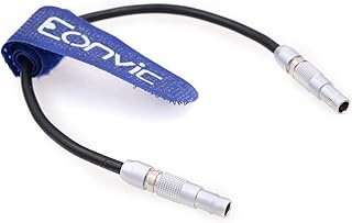 Eonvic Run/Stop Control Cable 00B 4 Pin Male for RED Epic/Scarlet DSMC2 Camera CTRL to 00B 4 Pin Male for Teradek RT Latitude MDR (Right Angle Cable)