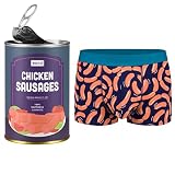 soxo Geschenke Für Männer Lustige Boxershorts Herren Unterhosen Würste L
