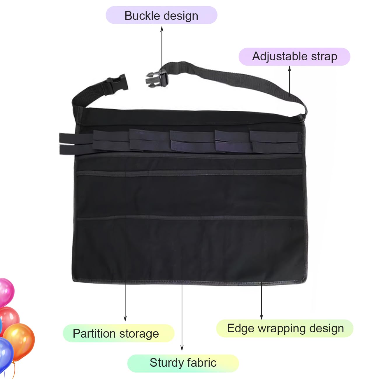 Amazon.com: EHERDM Multi-Pocket Balloon Organizer Bag Portable