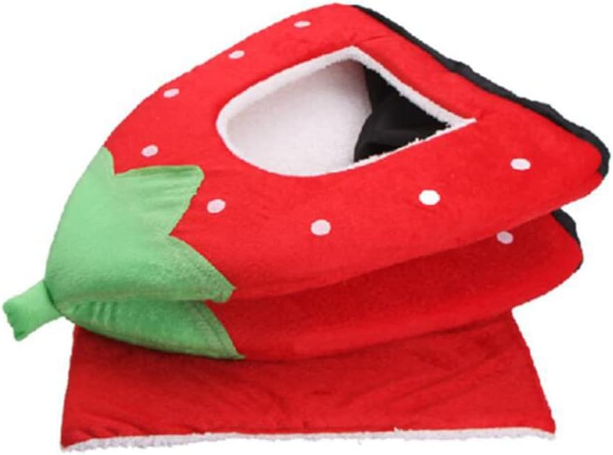 Indoor Pet House- Pet Supplies Pet Tent- Small Dog House- Strawberry Durable Pet Sleeping BedPerfect for Cats& Small Dogs