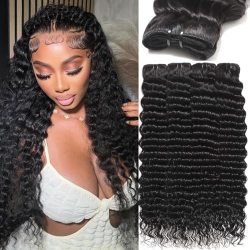 Fdola 20 22 24 26 Inch Deep Wave Human Hair