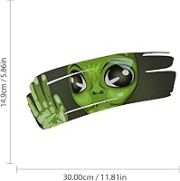 Vista 5 de Vesvory - 2 calcomanías divertidas de vinilo 3D para parachoques de automóvil, calcomanías autoadhesivas de doble cara para autos, ventanas