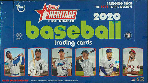 Amazon.com: 2020 Topps Heritage High Number MLB Baseball HOBBY box