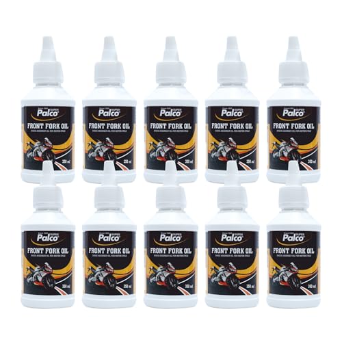 Image of PALCO PAL FRONT FORK OIL | Suspension Fork Fluid | Shock Absorber Oil for Comfortable Ride | Superior Damping Performance, and long-lasting suspension Oil 350 ml (Pack of 10)