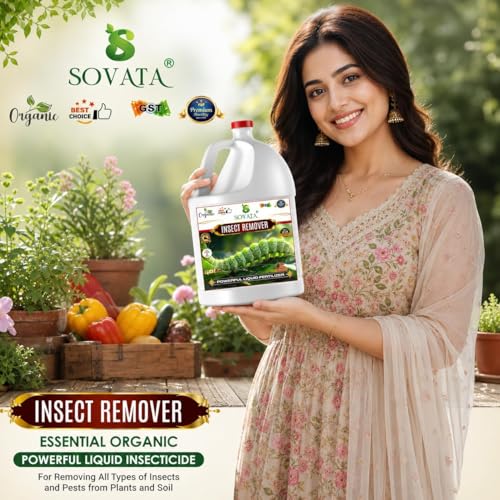 Image of All insects Remover, Essential Organic Powerful Liquid Insecticide for Removing all types of insects and pests from Plants and soil. (250 ml)
