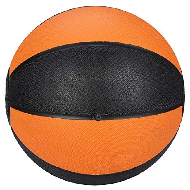 12lb Slam Medicine Ball Weighted Fitness Workout Ball with Rubber Shell Textured Grip for Core Strength, Exercise, Cardio, Balance and Flexibility Improves