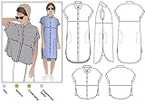 Style Arc Sewing Pattern - Blaire Shirt or Dress (Sizes 18-30)