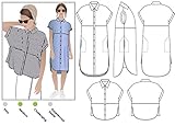 Style Arc Sewing Pattern - Blaire Shirt or Dress (Sizes 04-16) - Click for Other Sizes Available