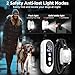Dog Shock Collar, 3300ft Dog Training Collar with Remote, IPX7 Waterproof Rechargeable Sleek Modern Shock Collar for Small, Medium, Large Dogs with Beep, Vibration, Safety Shock, Light Mode, 8-120 lbs