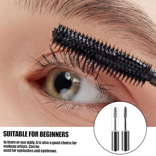 18piece set Empty Mascara Tube And Wand, Mascara Tube, Mascara Bottle and Wand Empty, Mascara Brushes Eyelash Cream Container Bottle for DIY Eyelash Growth Treatment Eyelash Extension (Black) - Image 5