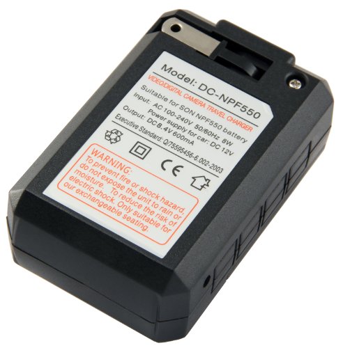 STK's Sony NP-F550 NP-F570 Battery Charger - for 160 LED CN-160 Dimmable Ultra High Power Panel Digital Camera/Camcorder Video Light, Chromo Inc. 160 LED CI-160 and IMAGE and other LED video lights