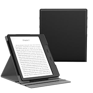 MoKo Case Fits All-New Kindle Oasis (9th and 10th Generation ONLY, 2017 and 2019 Release), Multi Angle Viewing Vertical…