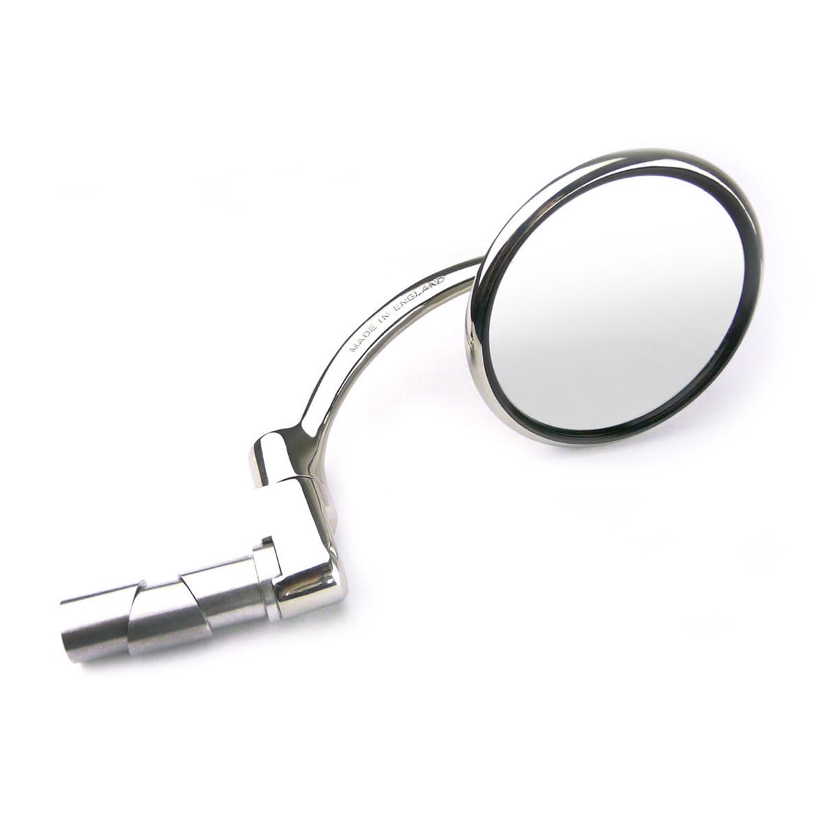 パーツ halcyon 830 BAR END MIRROR T120 M6 Halcyon Bar End Mirror - Motorcycle, 830 Round Head, Stainless
