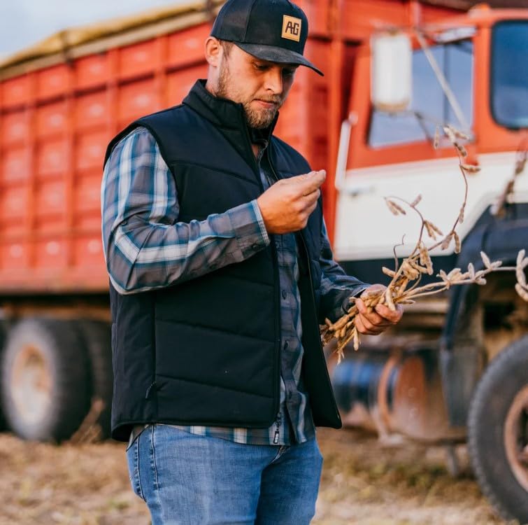 Men's Range Vest, Warmest Wind Resistant, Performance Full- Zip Vest, Insulated with 160 GM Fill, Chest Zipper Pocket3