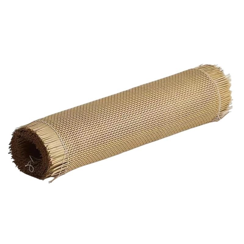 Natürliches Rattanband,PE Rattan Gurtband Kunststoff-Rattan Geflechtrolle Kariert, Gurtband Für Reparatur Oder Dekoration Von Möbeln, Stühlen, Tischen(Coffee,50x200cm)