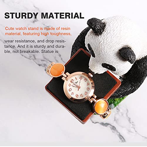 Houseen Watch Display Stand, Watch Display Rack Stand Cute Panda Watch Holder, Home Office Decor Bracelet Necklace Storage Rack #TOP3