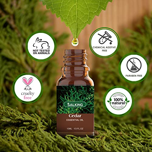 Salking Woodsy Essential Oils Set For Men, Masculine Essential Oils, 12 X 10Ml Natural Fragrance Essential Oils For Diffuser, Candle & Soap Making, Manly Essential Oil Gift For Husband #TOP4