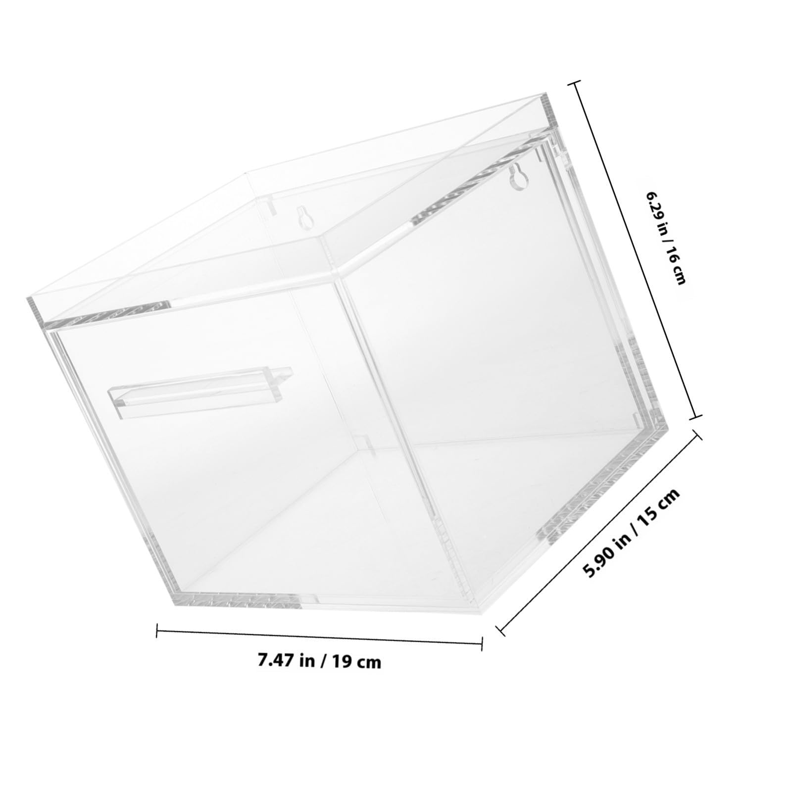 Distributeur de lingettes mural pour le visage, boîtier transparent en acrylique, support compact pour serviettes jetables, adapté pour salle de bain familiale